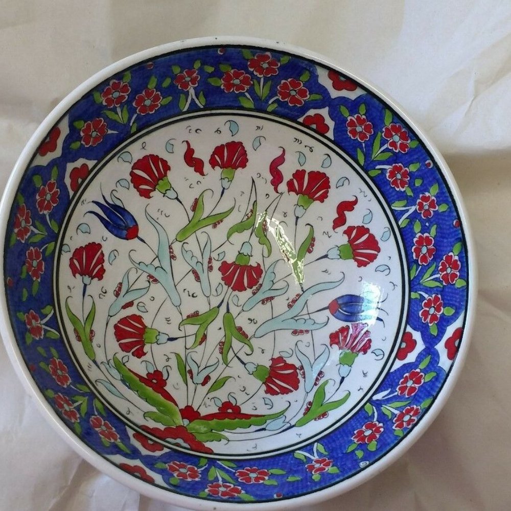 TURKISH CERAMIC HAND MADE Kutahya bowl